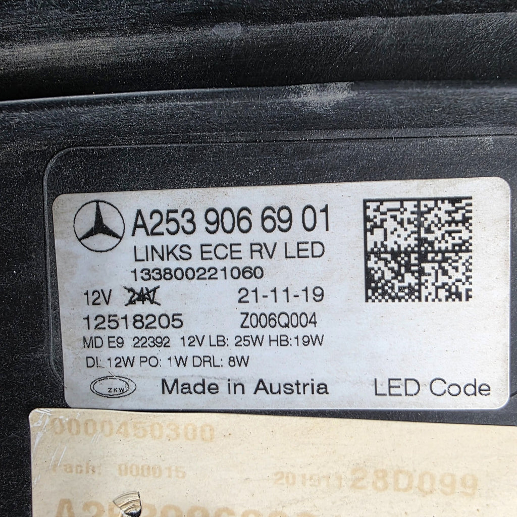 🚗🚗  Mercedes-Benz W253 GLC GLC300 Left LED OEM GENUINE Headlight A2539066901