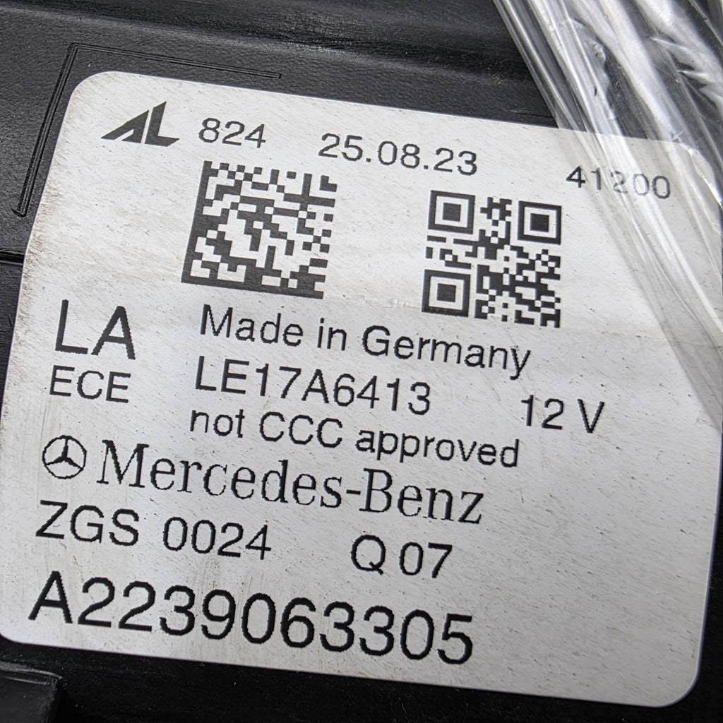 🚗🚗 Mercedes-Benz S-Class W223 Digital LED LEFT USED OEM GENUINE A2239063305