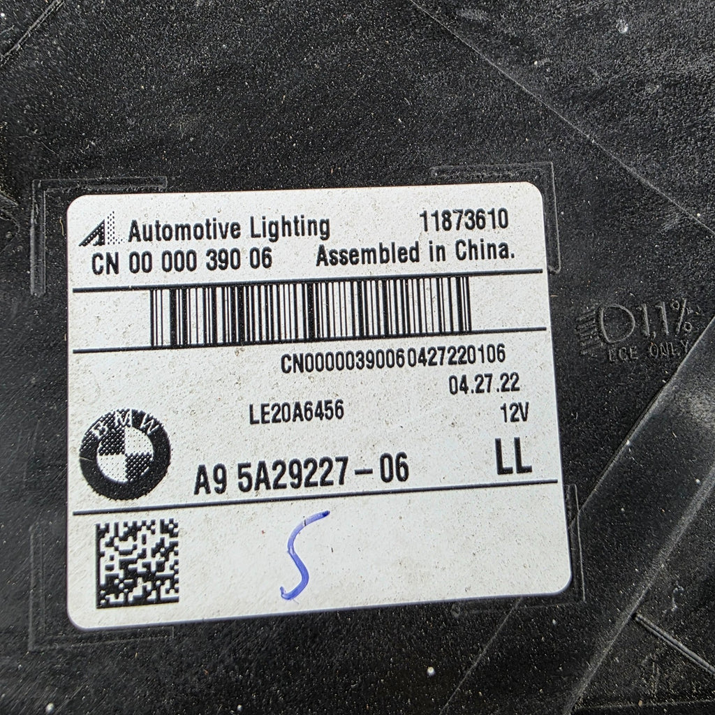 🚗🚗BMW iX3 G08 G01 F97 G02 F98 LCI Adaptive LED Headlight LEFT USED OEM 5A29227