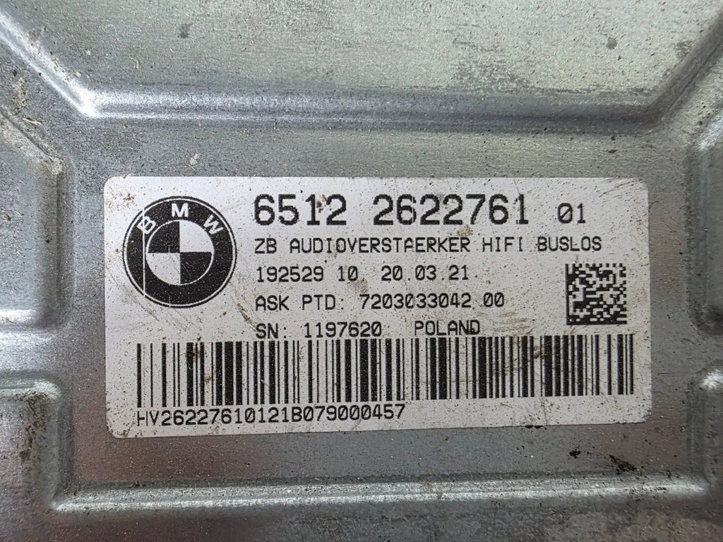BMW X1 F48 F39 Hifi AMPLIFIER AUDIO SOUND SYSTEM MODULE UNIT OEM 2622761