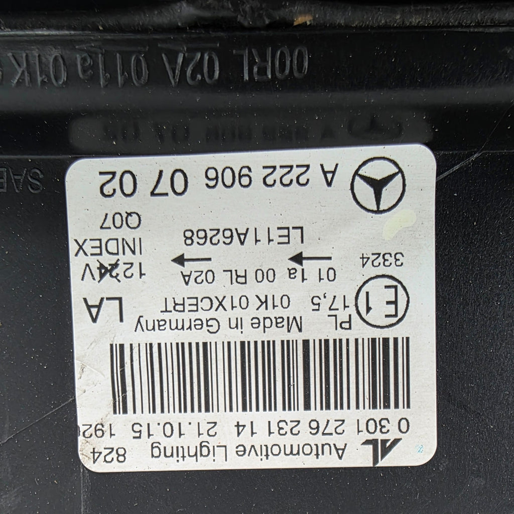 🚗🚗Mercedes-Benz S-Class W222 LED Intelligent Light System LEFT OEM A2229060702