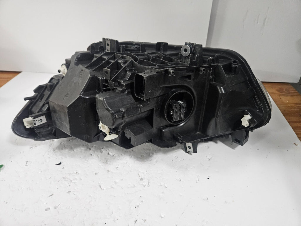 This image displays the right-side LED headlight for the BMW 1 Series F20 and F21 LCI (facelift) models, featuring OEM genuine quality with part number 7453518. This used original headlamp is designed for perfect fitment on facelifted versions, delivering bright LED illumination, modern styling, and dependable performance true to BMW standards
