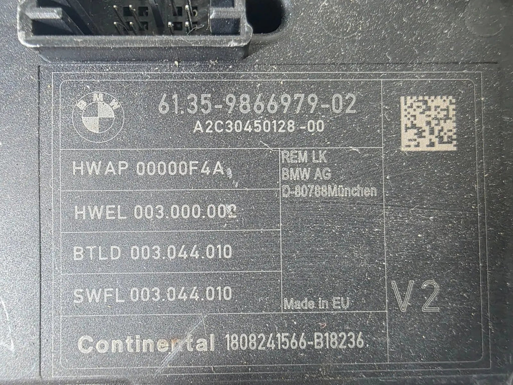 2015-2020 BMW 3, 4 Series F22 F30 F34 F32 Rear Body Control Module 9866979 OEM