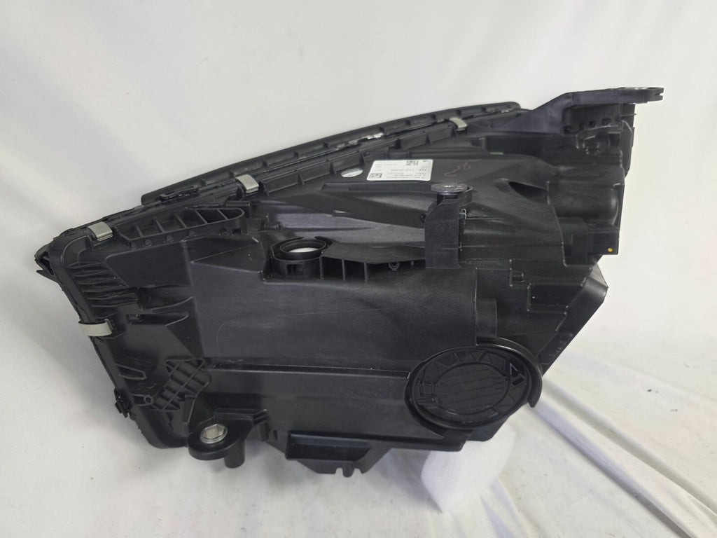 This image showcases the OEM genuine DIGITAL LIGHT headlights for the Mercedes-Benz E-Class W214, available for both right and left sides with part numbers A2149066102 (right) and A2149066202 (left). These advanced headlamps are original Mercedes-Benz components designed for the W214 model, offering cutting-edge DIGITAL LIGHT technology that enhances driving safety and precision lighting. The headlights are used but maintain high-quality OEM standards and are ideal replacements for the corresponding side.