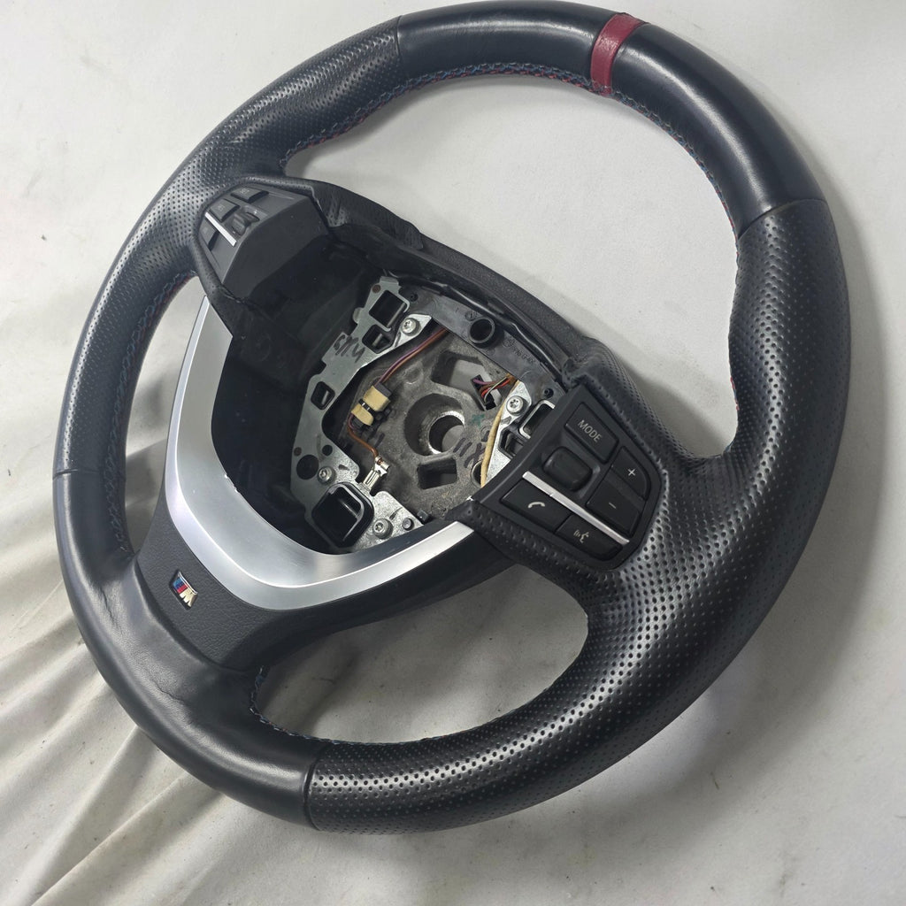2011-2016 BMW 528i 535i 550i "M" Sport Steering Wheel MSPORT STITCHING OEM Used