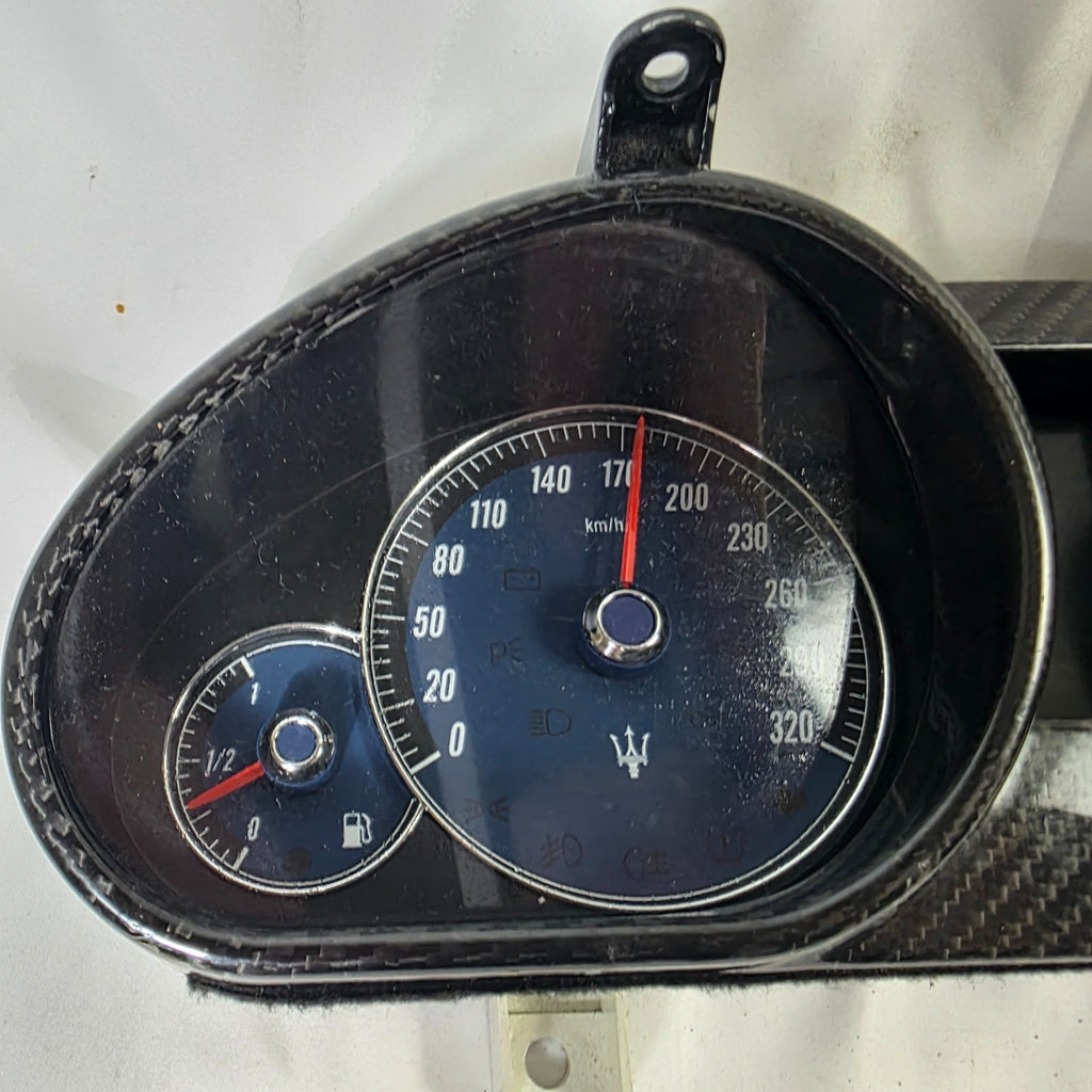 2008 - 2012 Maserati GranTurismo MC Front Carbon Fiber Instrument Cluster OEM