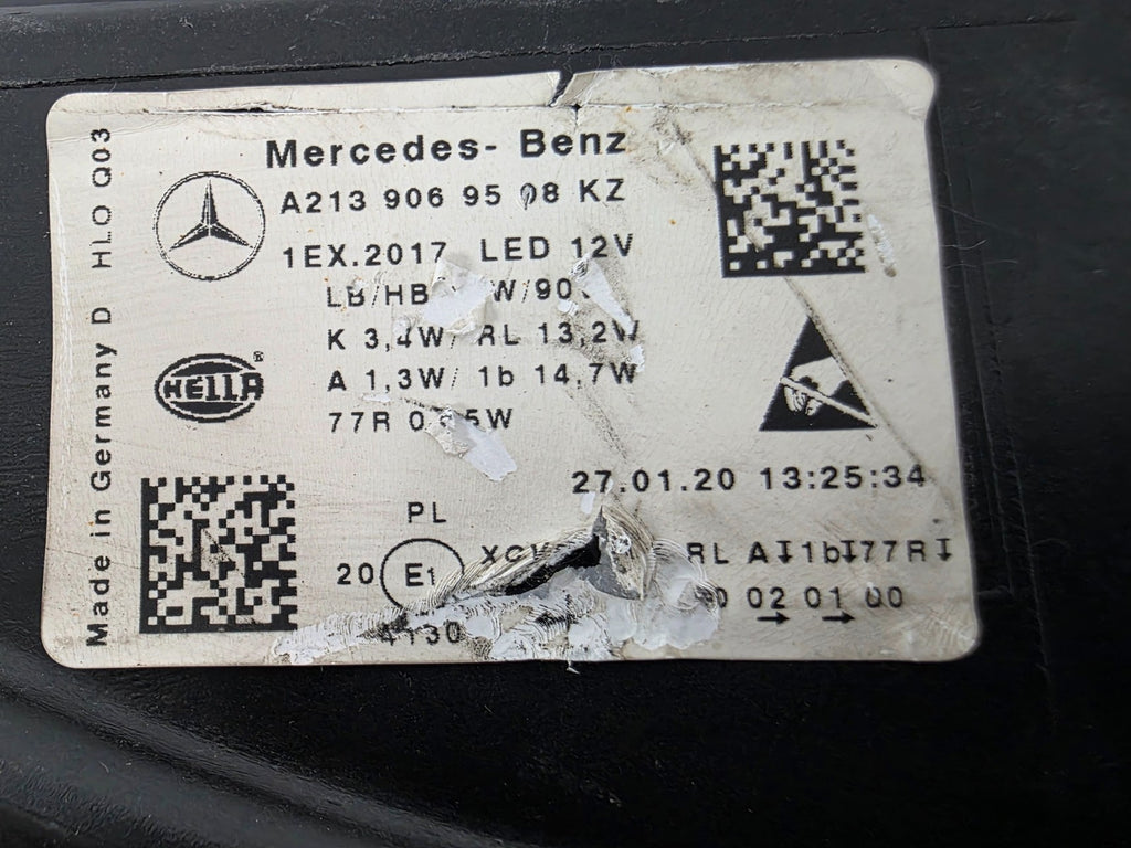 🚗🚗Mercedes-Benz E-Class W213 Multibeam LED LEFT USED OEM GENUINE A2139069508