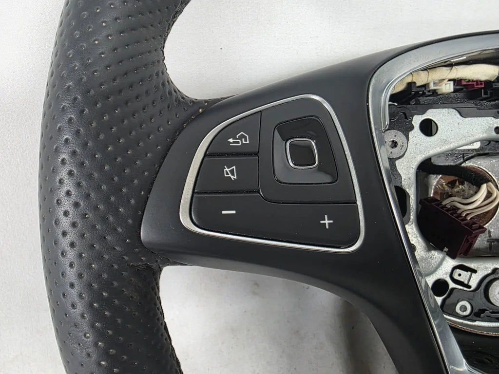 MERCEDES E-CLASS W213 GENUINE OEM STEERING WHEEL BLACK LEATHER A0004607903